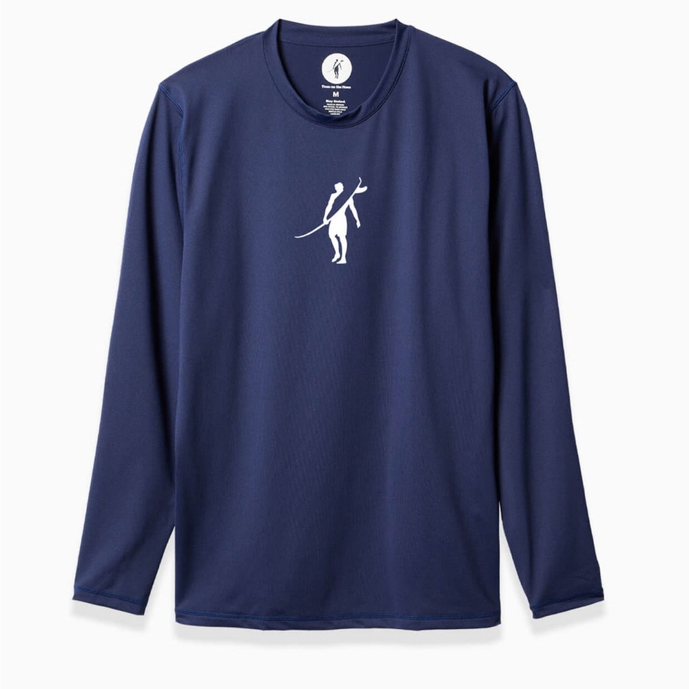 Toes on the Noes - Men's Midnight Blue Long Sleeve Tee NWT